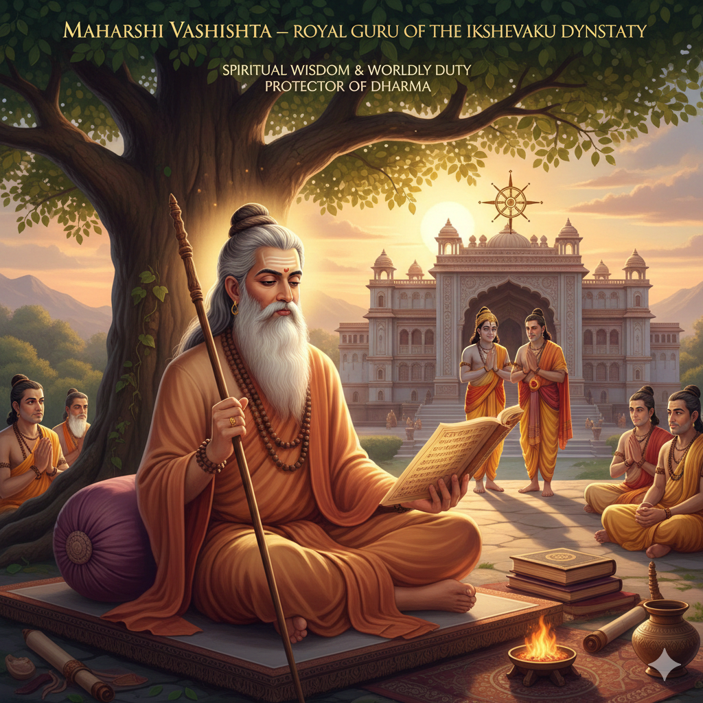 Maharshi Vashishta – Royal Guru of the Ikshvaku Dynasty