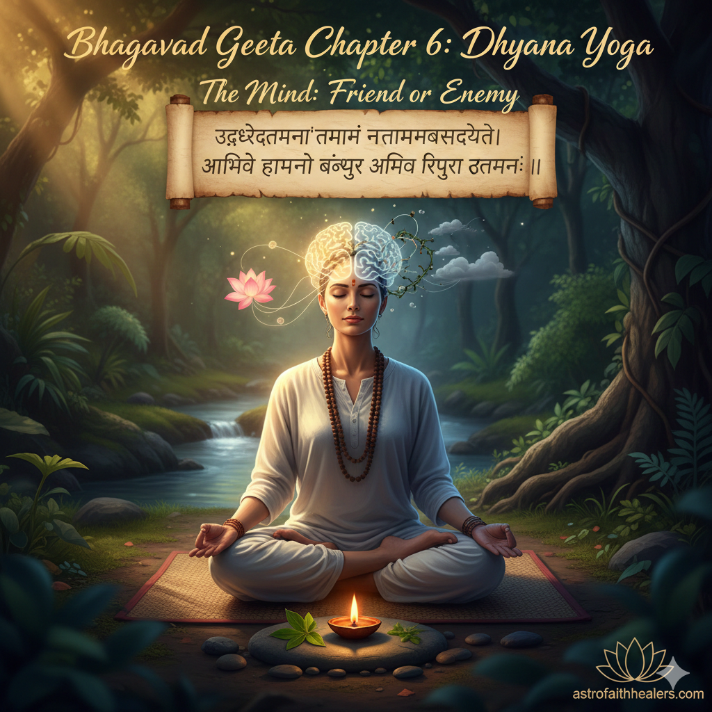 Bhagavad Geeta Chapter 6: Dhyana Yoga – The Path of Meditation and Inner Mastery